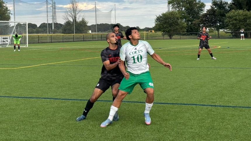 MIDDLESEX COLLEGE UPENDS #8 RCSJ-GLOUCESTER 2-0