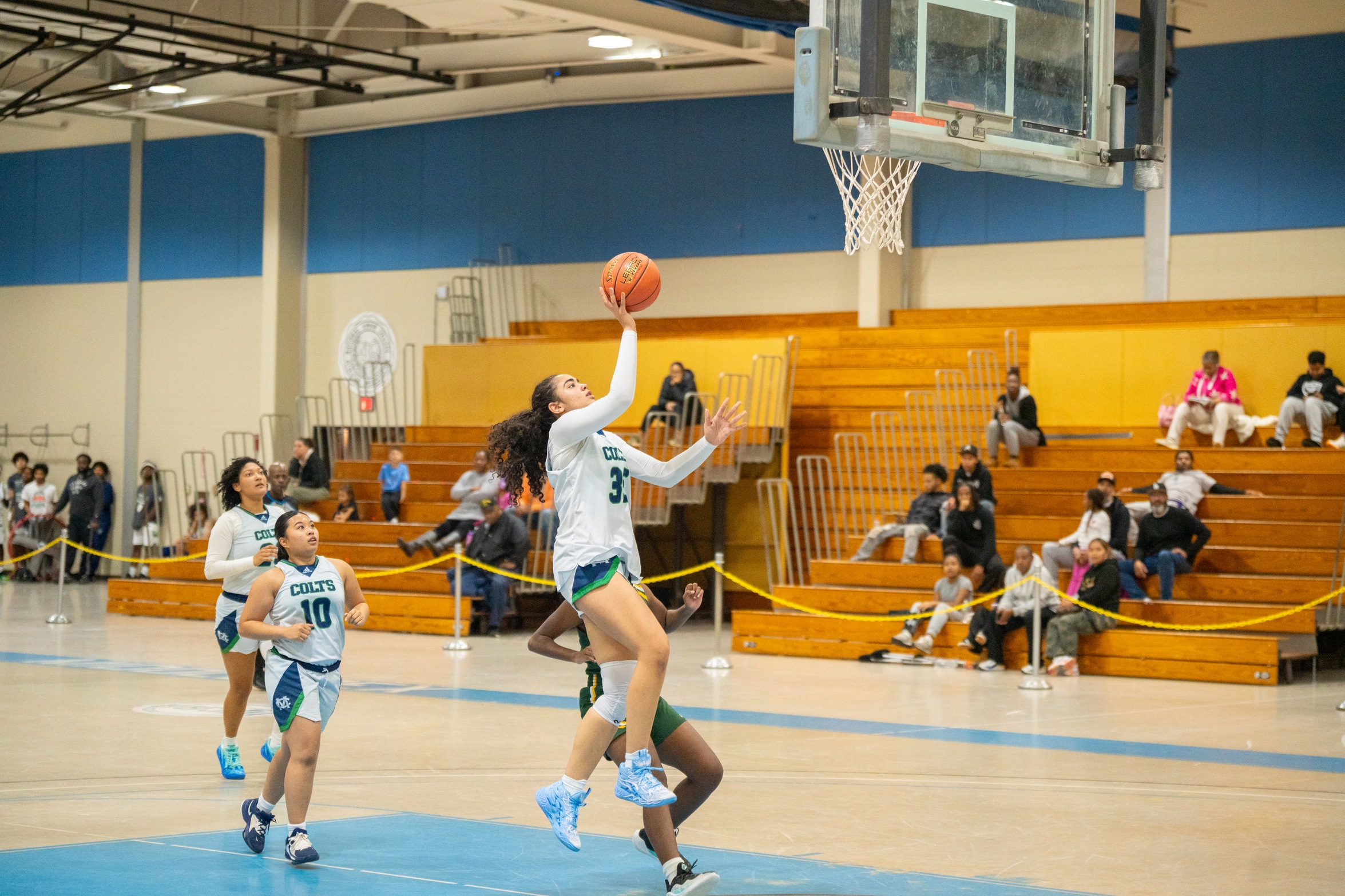 GREEN, RICE SCORE 19 POINTS EACH AS MIDDLESEX COLLEGE WOMEN'S BASKETBALL TOPS ESSEX 64-53