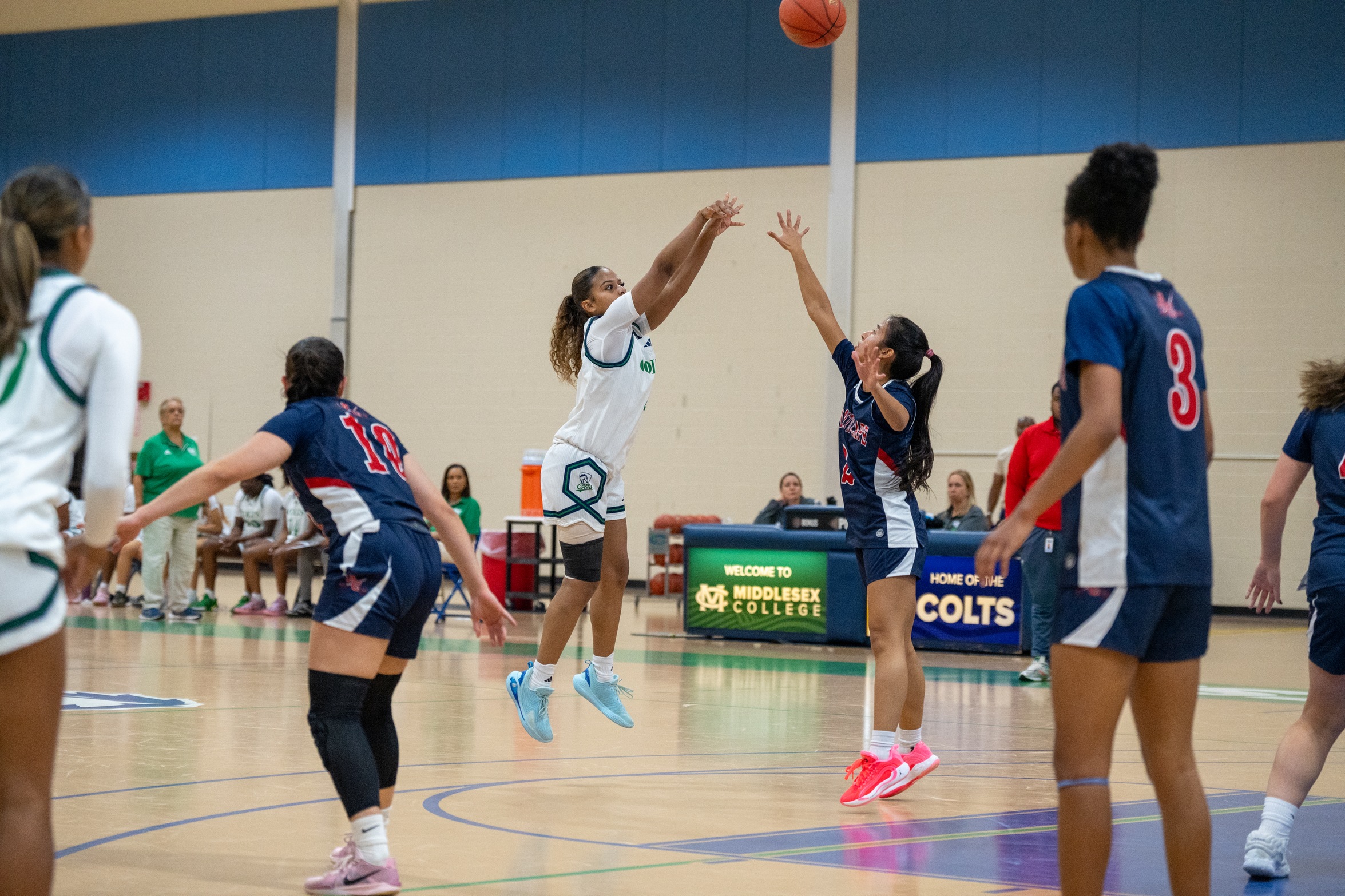 NIEVES DOUBLE-DOUBLE LEADS MIDDLESEX COLLEGE WOMENS BASKETBALL PAST WAKE TECH