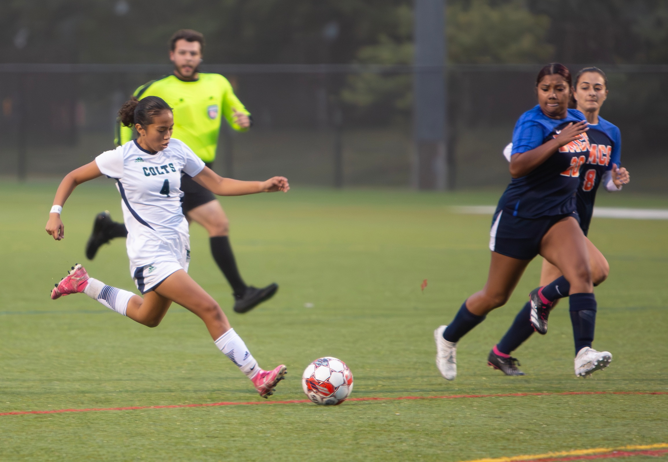 MARIN AND GARCES-GOMEZ SCORE TWICE EACH AS MIDDLESEX COLLEGE TOPS ATLANTIC CAPE 6-0